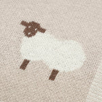 LittleSheep warme gebreide deken voor kleintjes – zachte, comfortabele en knusse deken voor veilig en cozy gebruik thuis of onderweg.