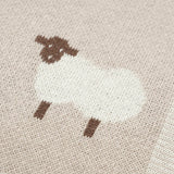 LittleSheep warme gebreide deken voor kleintjes – zachte, comfortabele en knusse deken voor veilig en cozy gebruik thuis of onderweg.