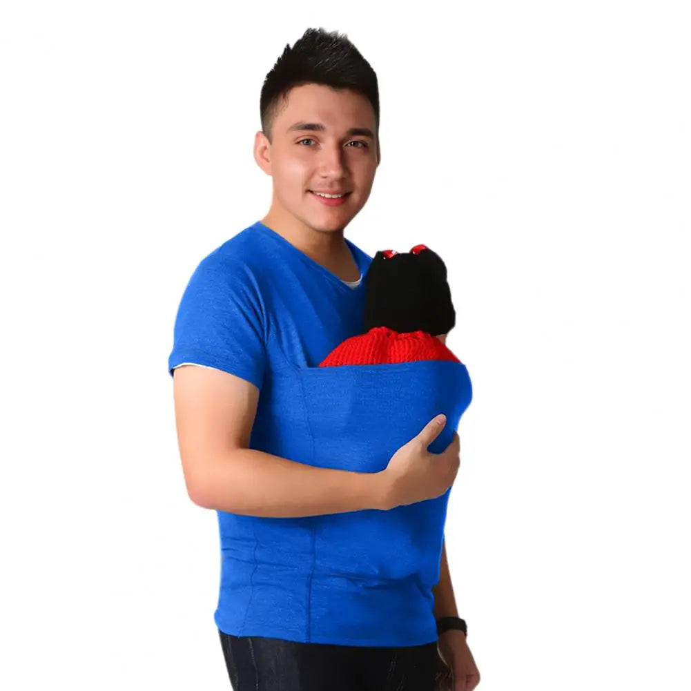 T-Shirt met Geïntegreerde Babydragerzak
