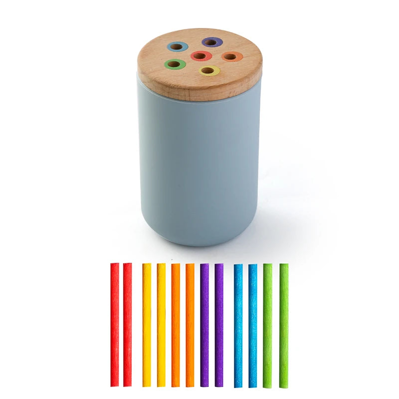 Montessori silicone sorteerspel – sensorisch educatief speelgoed, duurzaam en veilig materiaal, bevordert kleur-, vormherkenning en fijne motoriek bij kinderen.