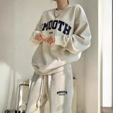 Tweedelige Joggingset met Opdruk en Wijde Broek