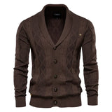 Heren cardigan – stijlvol en tijdloos met knoopsluiting. Perfect voor een klassieke, comfortabele look in elke garderobe.