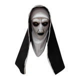 Halloween horror nonnenmasker – eng volledig gezichtsmasker van lichtgewicht materiaal, ideaal voor Halloween, horrorparty’s en verkleedfeesten.