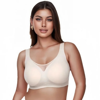 Dames Push-up BH – Draadloze ondersteuning en comfort, ontworpen voor volledige dekking en optimale lift voor grotere borsten. Perfect voor dagelijks gebruik en extra steun zonder concessies te doen aan stijl.








