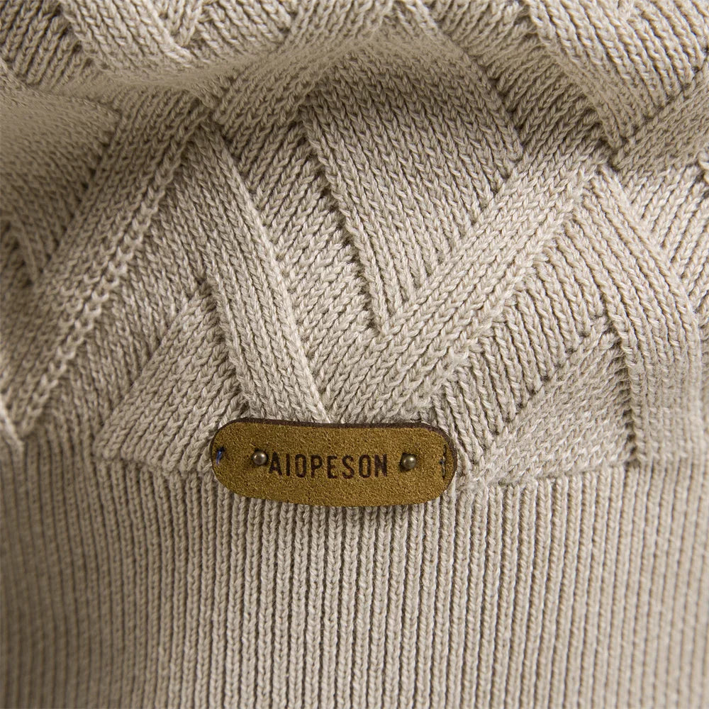 Heren trui met ruitdesign – klassiek en stijlvol voor een tijdloze look. Perfect voor een elegante, comfortabele uitstraling in elk seizoen.