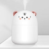 KnuffelBear baby luchtbevochtiger in schattige beervorm – stille en veilige humidifier die zorgen voor een gezonde luchtvochtigheid in de babykamer.