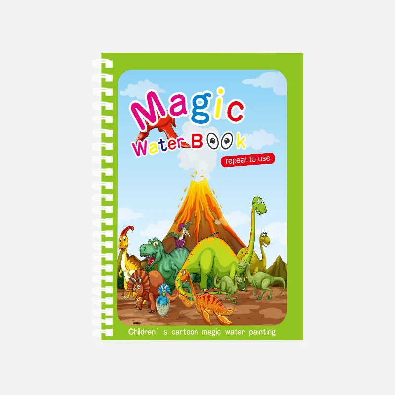 Magisch watertekenboek – herbruikbaar Montessori kleurboek voor eindeloos tekenplezier. Ideaal voor de creatieve ontwikkeling van je kind, zonder rommel.