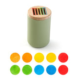 Montessori silicone sorteerspel – sensorisch educatief speelgoed, duurzaam en veilig materiaal, bevordert kleur-, vormherkenning en fijne motoriek bij kinderen.