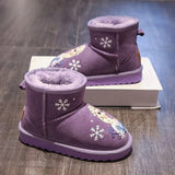 SnowPrincess warme meisjes snowboots met antislipzool – comfortabele en veilige laarzen voor koude en besneeuwde winterdagen.