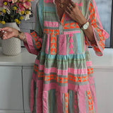 Bohemian Tuniekjurk met Printdetails