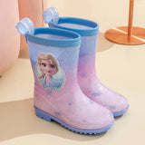 SparklePrincess waterdichte meisjes regenlaarzen met antislipzool – comfortabele en veilige laarzen voor natte dagen en actieve buitenspeelmomenten.