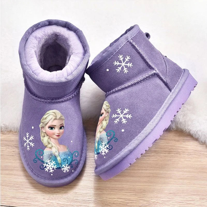 SnowPrincess warme meisjes snowboots met antislipzool – comfortabele en veilige laarzen voor koude en besneeuwde winterdagen.