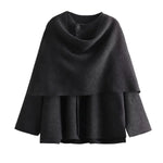 Elora oversized knitted coat voor dames – comfortabele en stijlvolle gebreide jas van zachte, hoogwaardige stof, perfect voor casual en chique winterlooks.