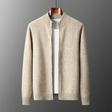 Heren spencer van 100% kasjmier, regular fit