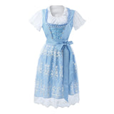 Trendy Oktoberfest dirndljurk – midi damesjurk met modern Beiers ontwerp, flatterende pasvorm en stijlvolle details, perfect voor bierfeesten en thema-evenementen.