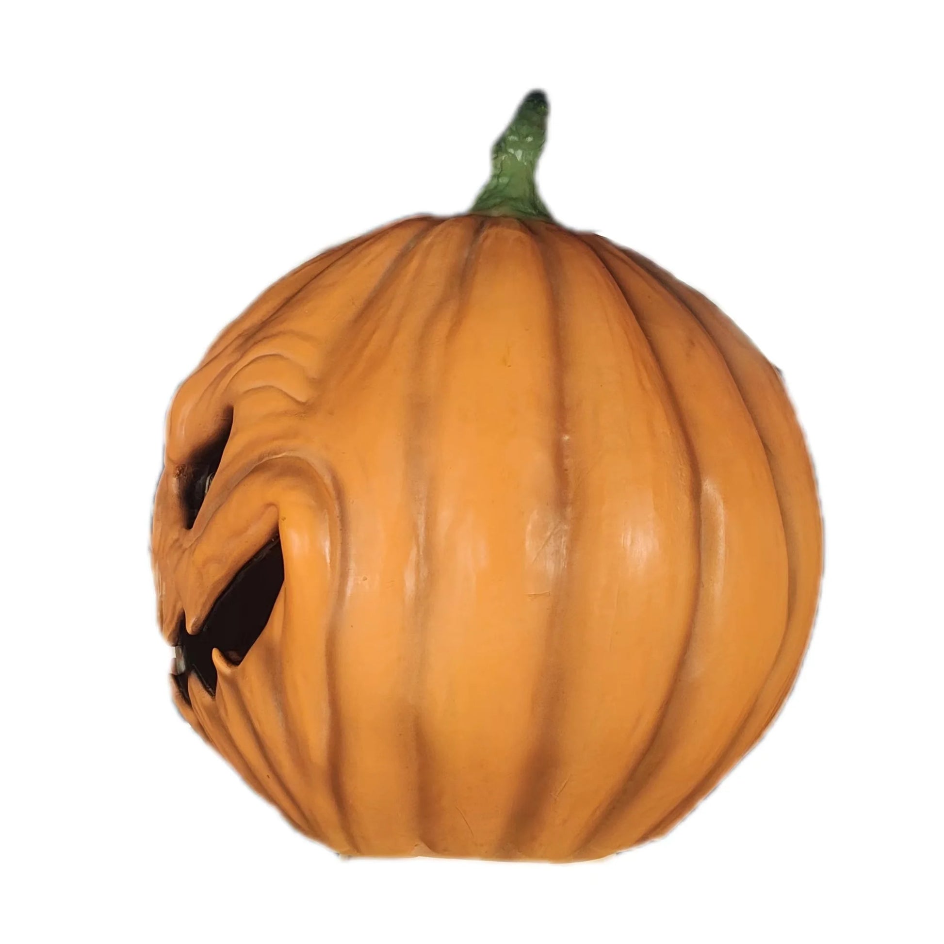 Halloween pompoen masker – volledig gezicht latex masker voor volwassenen en tieners, eng en realistisch ontwerp, perfect voor Halloween, verkleedfeesten en cosplay.