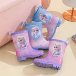 SparklePrincess waterdichte meisjes regenlaarzen met antislipzool – comfortabele en veilige laarzen voor natte dagen en actieve buitenspeelmomenten.