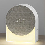 GlowTime digitale wekker met Bluetooth en nachtlampje – modern design, draadloze verbinding en zachte verlichting voor een rustgevende sfeer.