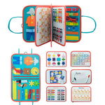 SensoryFun Montessori zintuiglijk viltboek voor kinderen – educatief en interactief boek dat fijne motoriek, zintuiglijke ontwikkeling en creatief spel stimuleert.