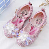 SparklePrincess glinsterende meisjesschoenen met zilveren roos en kristalaccenten – elegante en comfortabele schoenen voor feestelijke gelegenheden en speciale momenten.