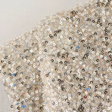 Glitter Mini Jurk met Hoge Hals