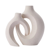 Keramische design vaas set – moderne en stijlvolle decoratie voor bloemen, droogbloemen en pluimen, perfect voor elk interieur.