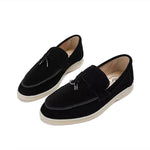 Elina elegante loafers voor dames – stijlvolle leren schoenen met subtiel slotdetail, comfortabele pasvorm en tijdloos design voor werk of speciale gelegenheden.