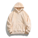 Fleece hoodie – vintage stijl met zachte, warme stof en comfortabele pasvorm voor een trendy en casual look.