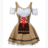 Trendy Oktoberfest dirndl-jurk voor dames – moderne Beierse jurk met elegante pasvorm, stijlvolle details en hoogwaardige stof, perfect voor bierfeesten en thema-evenementen.
