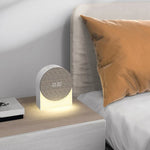 GlowTime digitale wekker met Bluetooth en nachtlampje – modern design, draadloze verbinding en zachte verlichting voor een rustgevende sfeer.