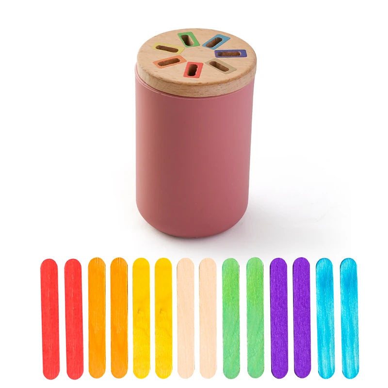 Montessori silicone sorteerspel – sensorisch educatief speelgoed, duurzaam en veilig materiaal, bevordert kleur-, vormherkenning en fijne motoriek bij kinderen.