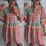 Bohemian Tuniekjurk met Printdetails