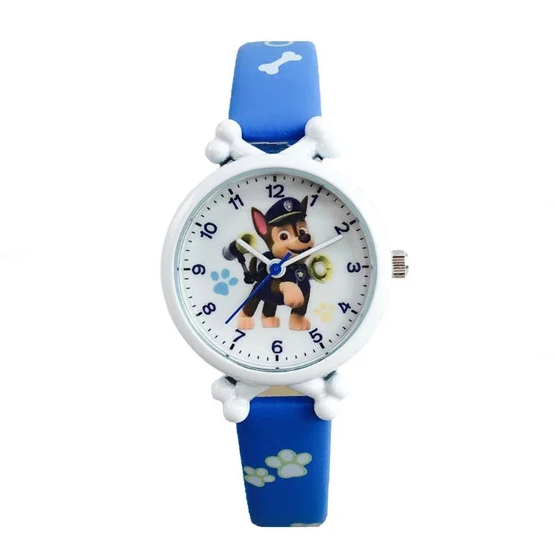 Paw Patrol kinderhorloge met wijzers – kleurrijk en stevig horloge met favoriete helden, ideaal om kloklezen te leren voor jonge kinderen.