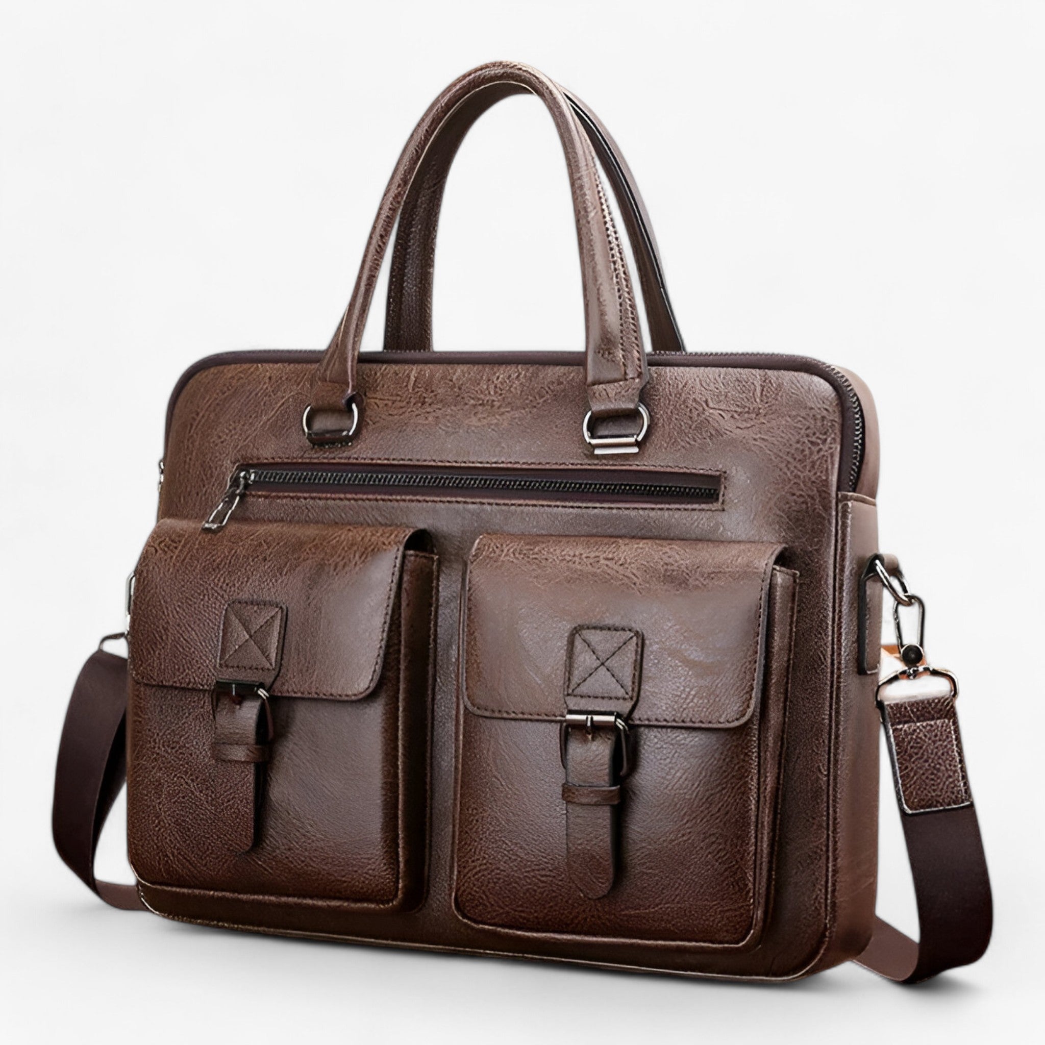 Nexa business tas voor heren – stijlvolle en functionele laptoptas van hoogwaardig leer met ruime indeling en moderne uitstraling voor werk en reizen.