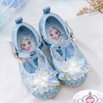 SparklePrincess glinsterende meisjesschoenen met zilveren roos en kristalaccenten – elegante en comfortabele schoenen voor feestelijke gelegenheden en speciale momenten.