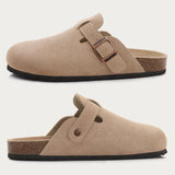 CityStride suède sandalen voor dames – comfortabele en stijlvolle zomersandalen met zachte voetbedden, perfect voor dagelijks gebruik en warme dagen.