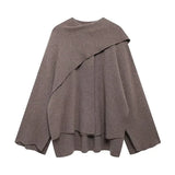 Elora oversized knitted coat voor dames – comfortabele en stijlvolle gebreide jas van zachte, hoogwaardige stof, perfect voor casual en chique winterlooks.