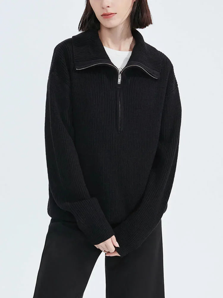 Lucia gebreide damestrui – warme en zachte trui met comfortabele pasvorm, ideaal voor casual winterlooks en stijlvolle laagjes.