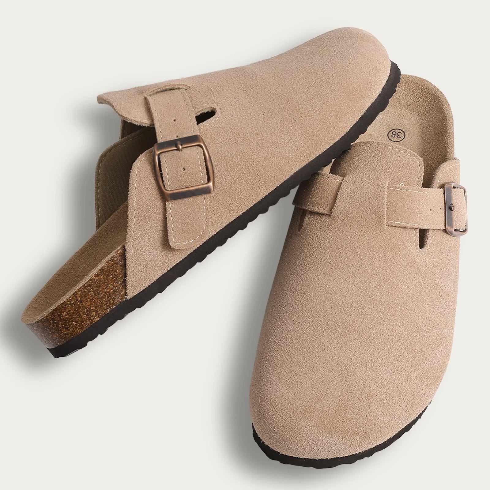 CityStride suède sandalen voor dames – comfortabele en stijlvolle zomersandalen met zachte voetbedden, perfect voor dagelijks gebruik en warme dagen.