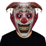 Halloween clown masker – eng en kleurrijk volledig gezichtsmasker van lichtgewicht materiaal, ideaal voor Halloween, cosplay en verkleedfeesten.