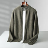 Heren spencer van 100% kasjmier, regular fit