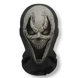 Halloween Ghost Face & skelet masker – volledig gezichtsmasker van ademend materiaal, geschikt voor Halloween, cosplay en verkleedfeesten, lichtgewicht en comfortabel.