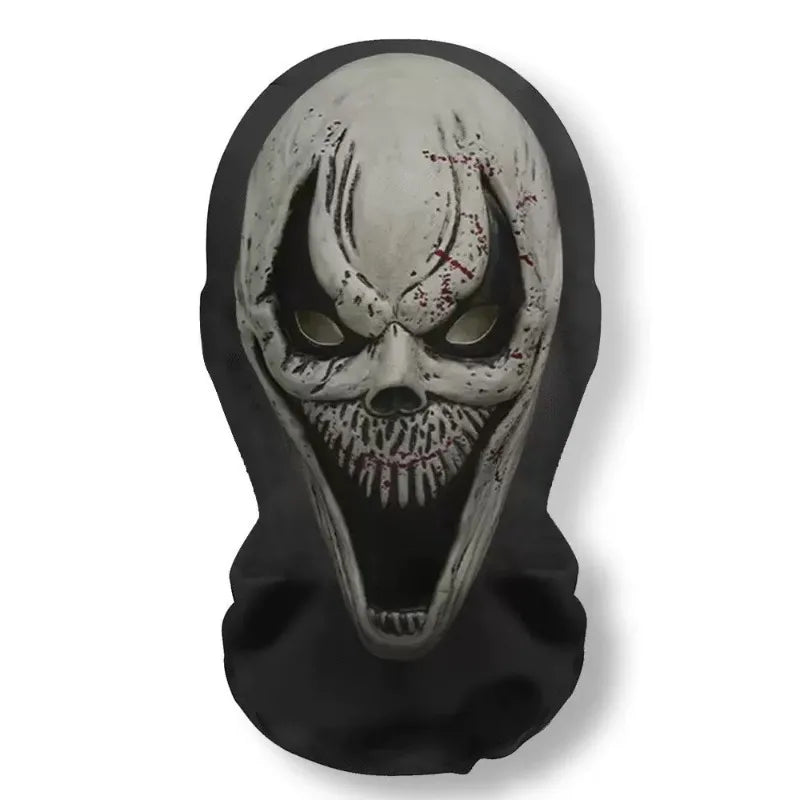 Halloween Ghost Face & skelet masker – volledig gezichtsmasker van ademend materiaal, geschikt voor Halloween, cosplay en verkleedfeesten, lichtgewicht en comfortabel.