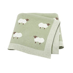 LittleSheep warme gebreide deken voor kleintjes – zachte, comfortabele en knusse deken voor veilig en cozy gebruik thuis of onderweg.