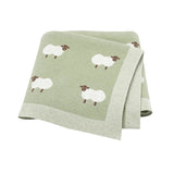 LittleSheep warme gebreide deken voor kleintjes – zachte, comfortabele en knusse deken voor veilig en cozy gebruik thuis of onderweg.