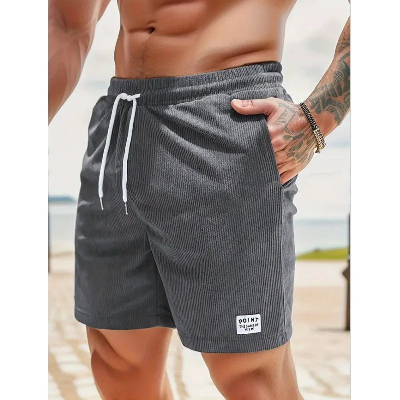 Heren Shorts met Trekkoord en Elastische Taille