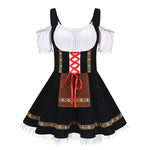 Trendy Oktoberfest dirndl-jurk voor dames – moderne Beierse jurk met elegante pasvorm, stijlvolle details en hoogwaardige stof, perfect voor bierfeesten en thema-evenementen.