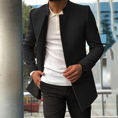 Steve’s getailleerde nette heren jas – stijlvolle en elegante jas voor heren, perfect voor formele gelegenheden en zakelijke outfits. Strak design met comfortabele pasvorm.