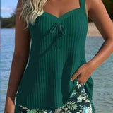 Dames Tanktop met Spaghettibandjes en Strikdetail