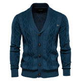 Heren cardigan – stijlvol en tijdloos met knoopsluiting. Perfect voor een klassieke, comfortabele look in elke garderobe.